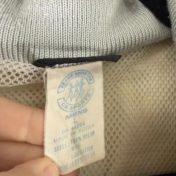 Frank Shorter Gore-Tex Jacket Men's Large Grey Black Full Zip Breathable Hooded - Picture 4 of 13